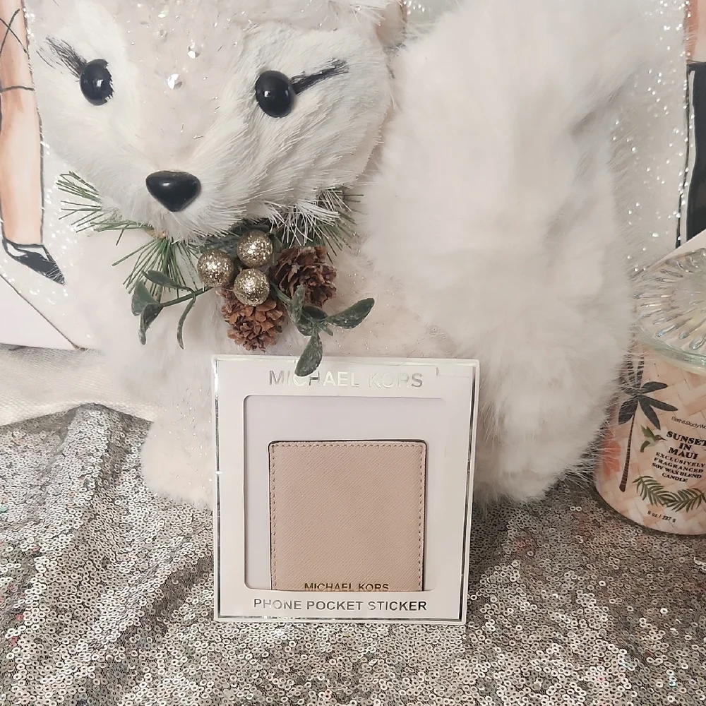 Michael Kors Tan Phone Card Holder